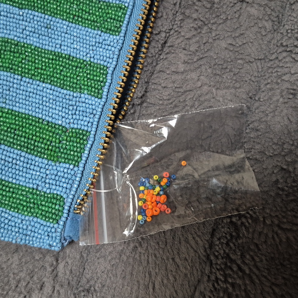 Anthropologie X Daniella Manini Beaded Capri City Pouch, New With Tags! - Picture 16 of 17